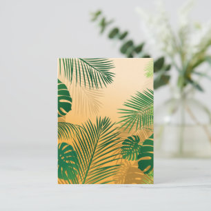 Leaves 4 holiday postcard