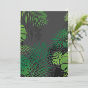 Leaves 5 thank you card