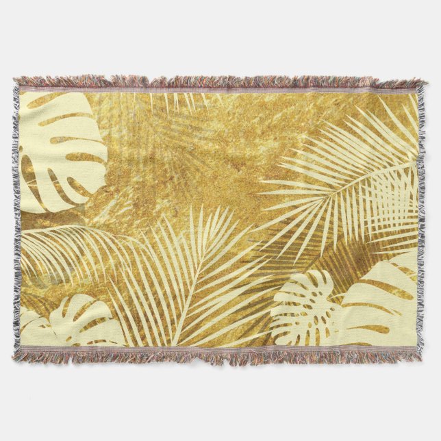 Leaves 8 throw blanket (Front)