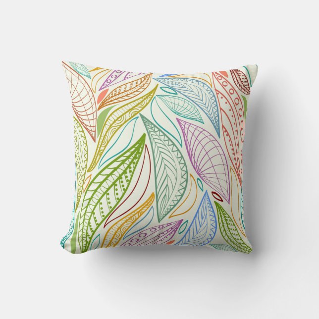 Leaves Accent Pillow (Front)