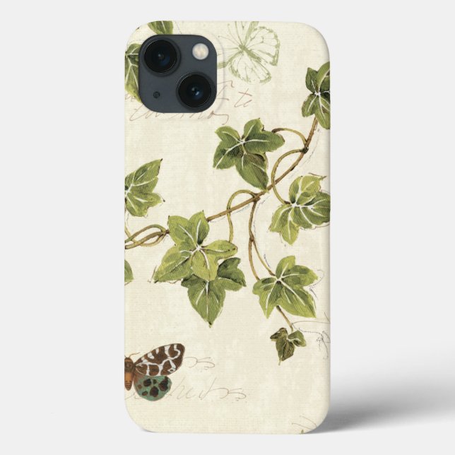 Leaves and a Butterfly Case-Mate iPhone Case (Back)