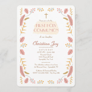 Leaves and Berries Invitation