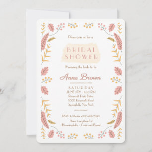 Leaves and Berries Invitation