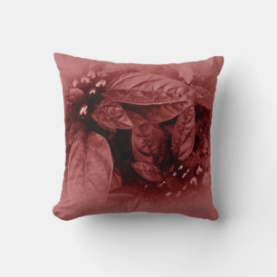 Leaves and Berries - Ruby Cushion