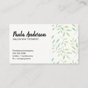 Leaves and Branches Business Card