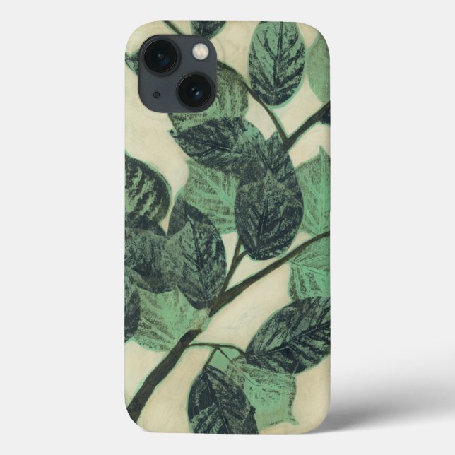 Leaves and Branches on Cream Background Case-Mate iPhone Case (Back)
