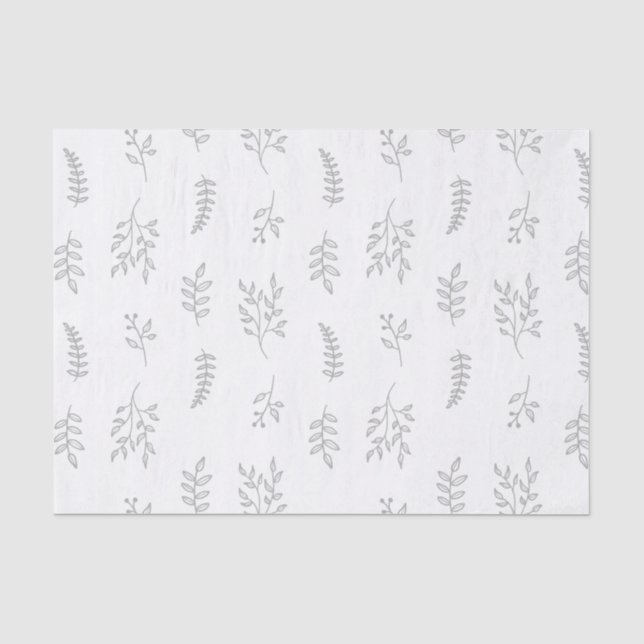 Leaves and Branches Tissue Paper (Front)