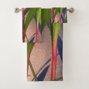Leaves and Shadows Bath Towel Set