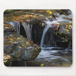 Leaves And Waterfalls Mouse Pad