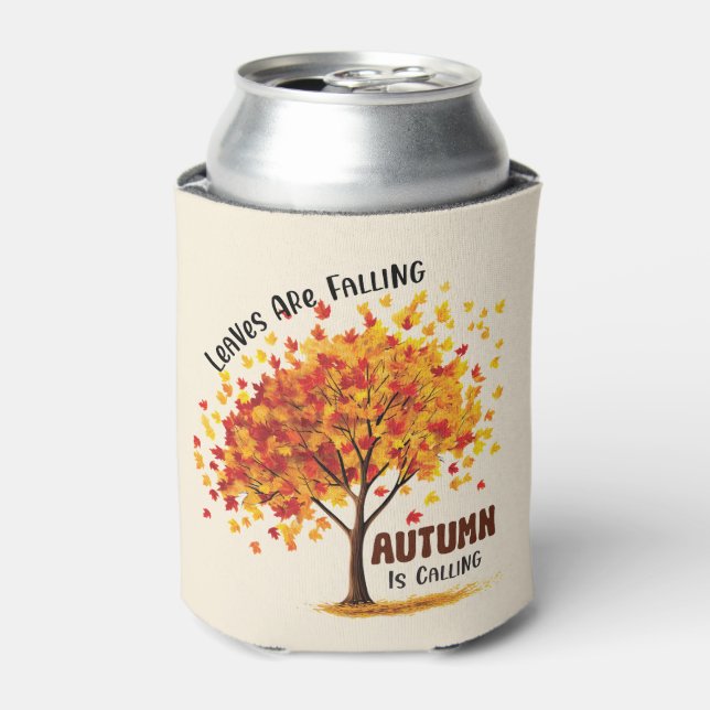 Leaves Are Falling, Autumn Is Calling – Cosy Fall  Can Cooler (Can Front)
