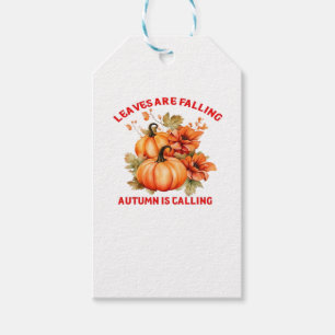 Leaves Are Falling Autumn Is Calling Design Classi Gift Tags