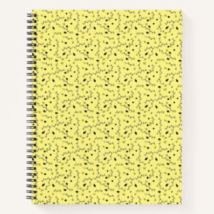 leaves art green fashion yellow notebook