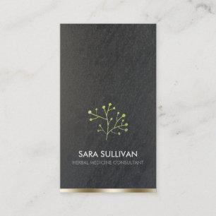 Leaves Berries Herbal Medicine Herbs Business Card