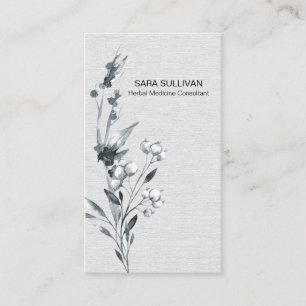 Leaves Berries Herbal Medicine Herbs Business Card