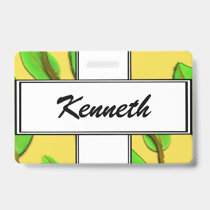Leaves by Kenneth Yoncich ID Badge