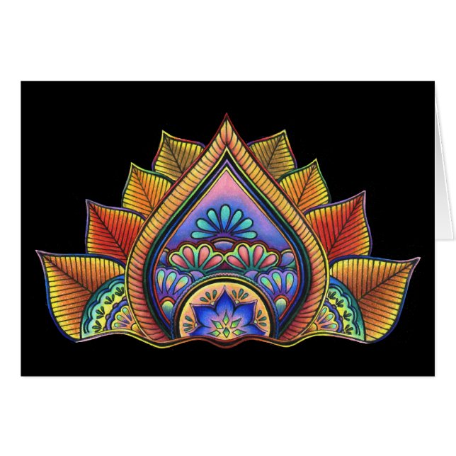 Leaves Card (Front Horizontal)