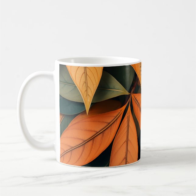 Leaves Coffee Mug (Left)