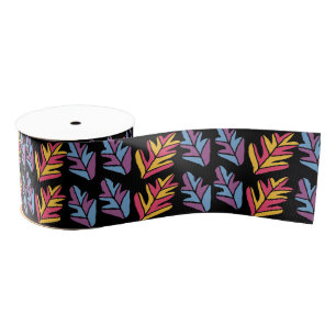Leaves Colorful Foliage  Grosgrain Ribbon