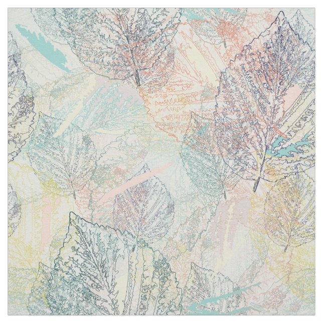 Leaves.   fabric (Swatch)