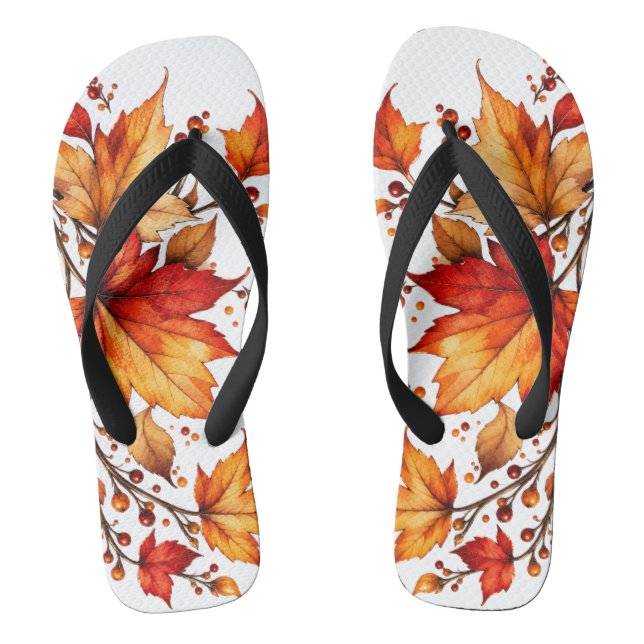 Leaves fall jandals (Footbed)