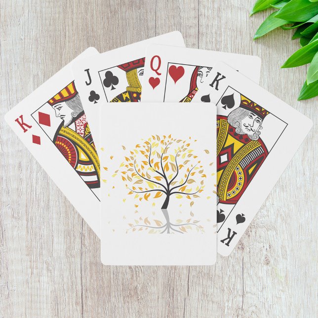 Leaves Falling From A Tree Playing Cards (Creator Uploaded)