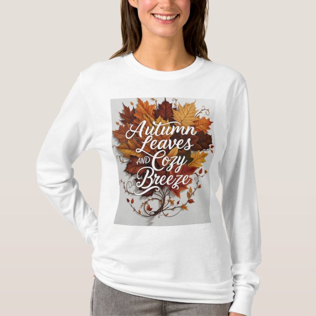 LEAVES FASHION T SHIRTS (Front)
