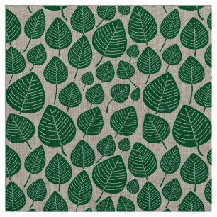 Leaves - Forest Green Fabric