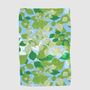Leaves Golf Towel