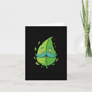 Leaves Graphic Costume for Leaf and Moustache Card