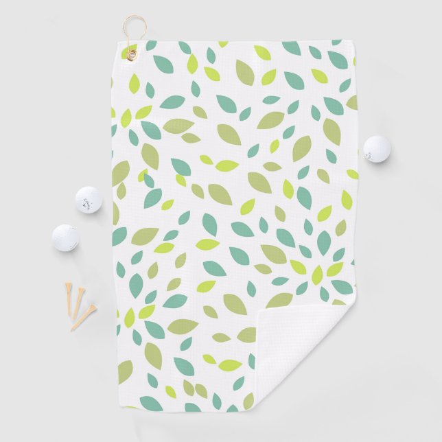 Leaves (Green) Golf Towel (InSitu)