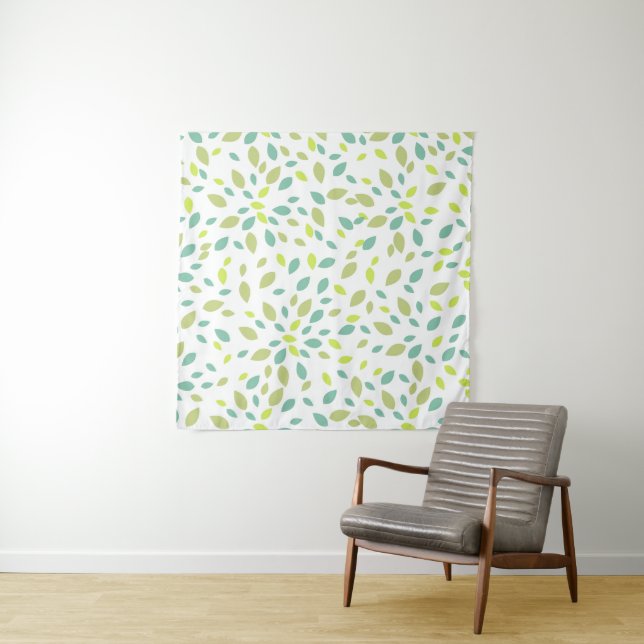 Leaves (Green) Tapestry (In Situ (Horizontal))