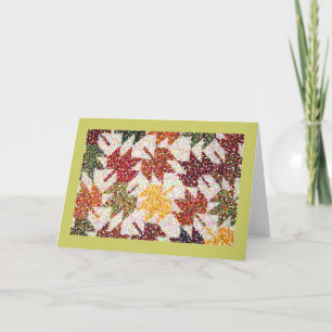 Leaves Holiday Card