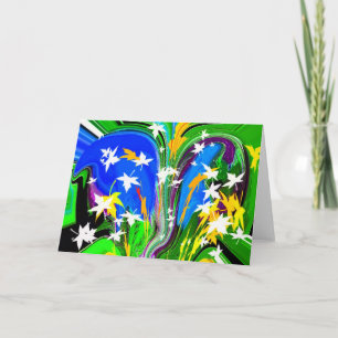 Leaves Holiday Card