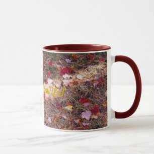 Leaves in Grass Mug
