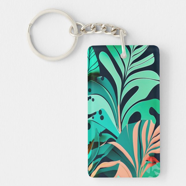 leaves key ring (Front)