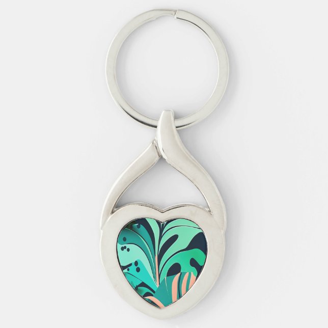 leaves key ring (Front)