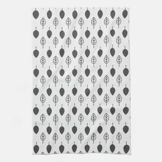 leaves kitchen towel (Vertical)