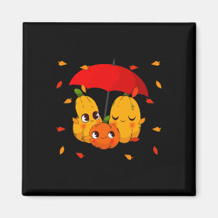 Leaves Lattes Pumpkin Spice Fall Autumn Halloween  Magnet