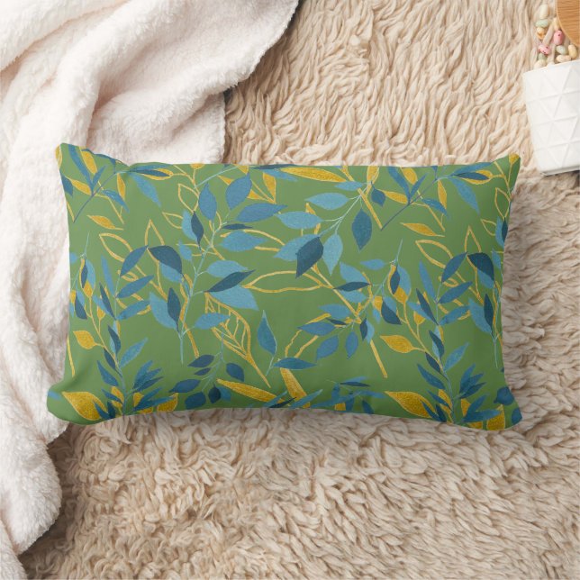 Leaves of Glory Lumbar Cushion (Blanket)