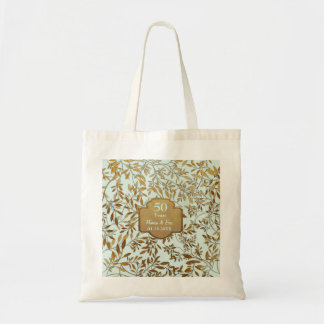 Leaves of Gold 50th Wedding Anniversary Tote Bag