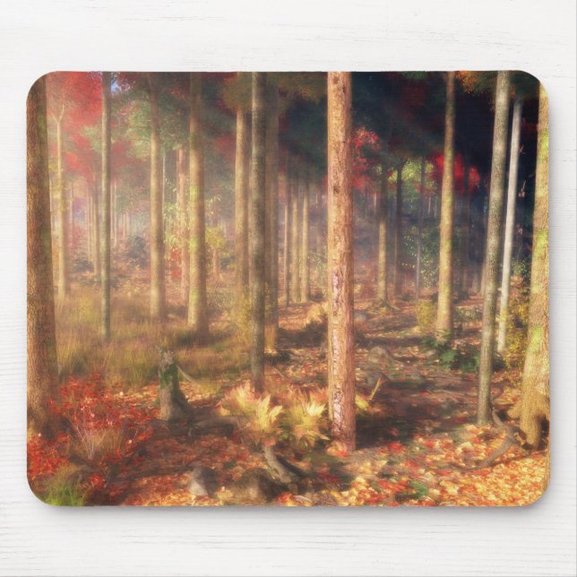 Leaves of Gold Mousepad (Front)