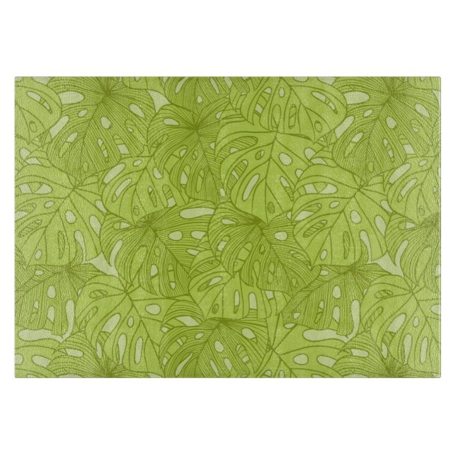 Leaves of Palm Tree Cutting Board (Front)