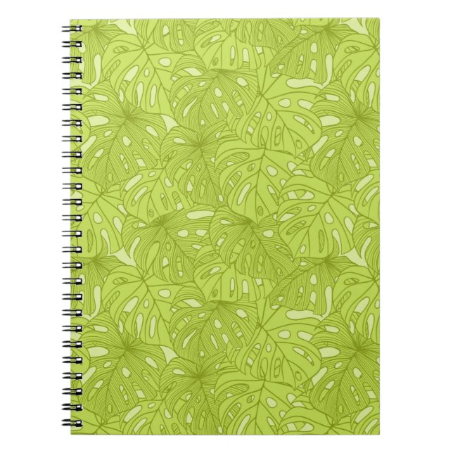 Leaves of Palm Tree Spiral Notebook (Front)