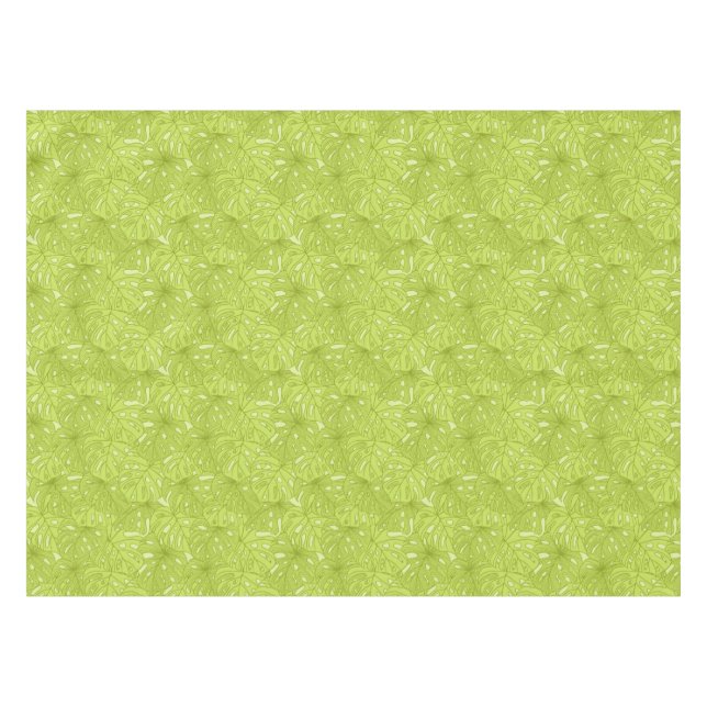 Leaves of Palm Tree Tablecloth (Front (Horizontal))