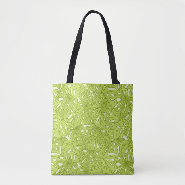 Leaves of Palm Tree Tote Bag (Front)