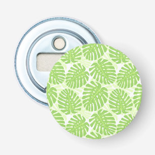 Leaves Of Tropical Plant - Monstera Pattern Bottle Opener