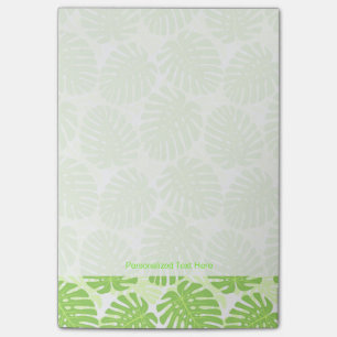 Leaves Of Tropical Plant - Monstera Pattern Post-it Notes