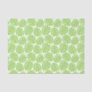 Leaves Of Tropical Plant - Monstera Pattern Tissue Paper