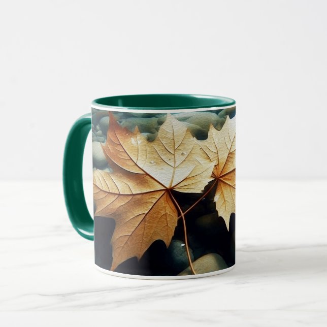 Leaves On The River Mug (Front Left)
