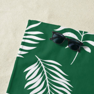 Leaves Pattern 12 Beach Towel